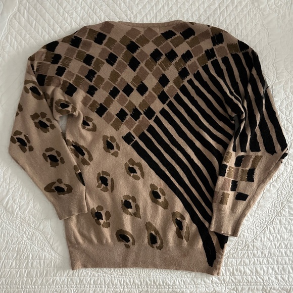 Vivien Forest Women’s Wool Beaded Sweater Medium 80s Vintage - Picture 3 of 10